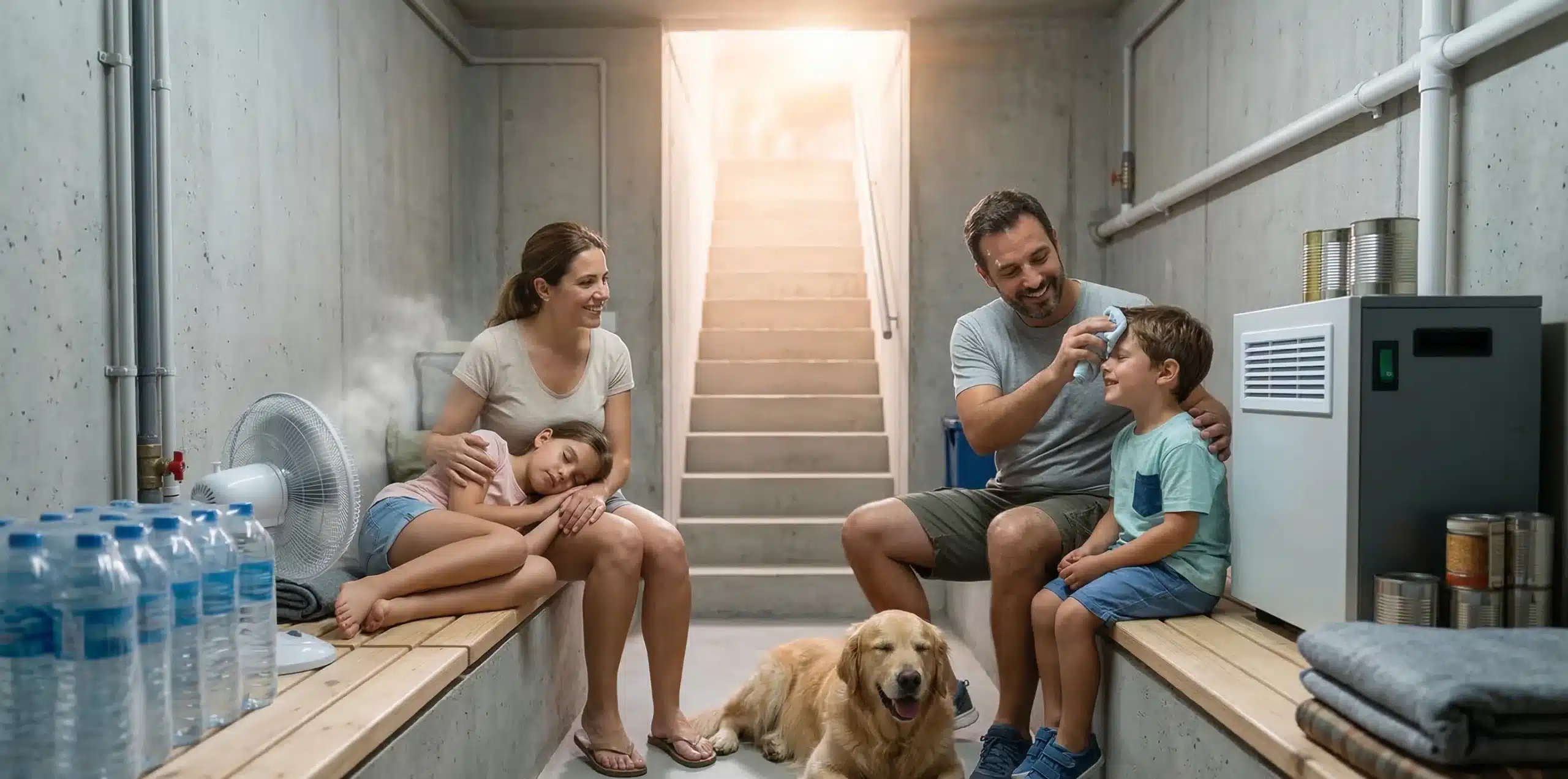 Búnker calor familia: Protege a los tuyos del fuego real