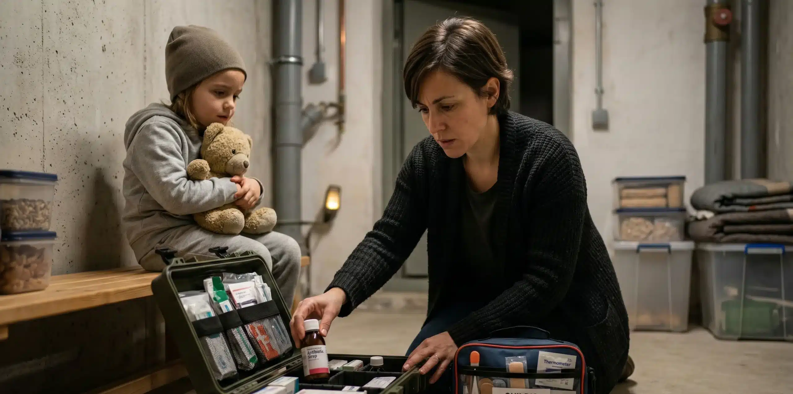 Botiquín búnker niños: Guía técnica de supervivencia familiar
